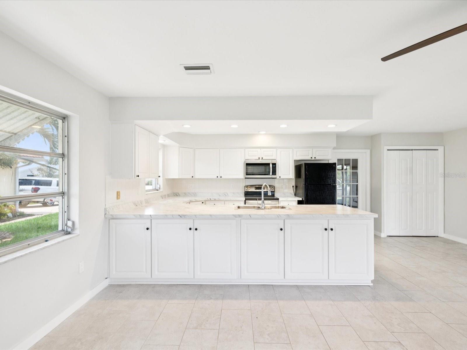Kitchen from family room