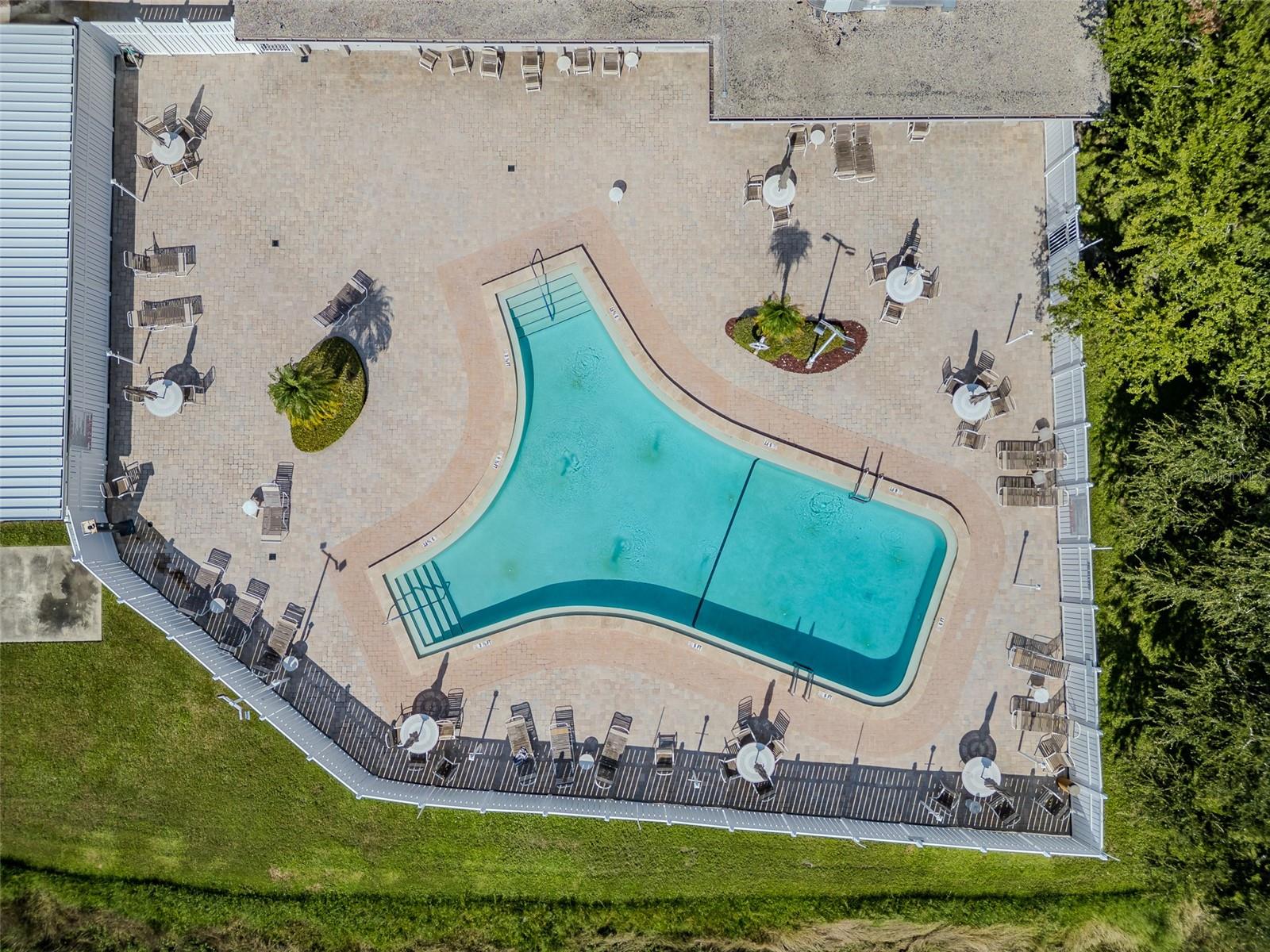 Community heated pool