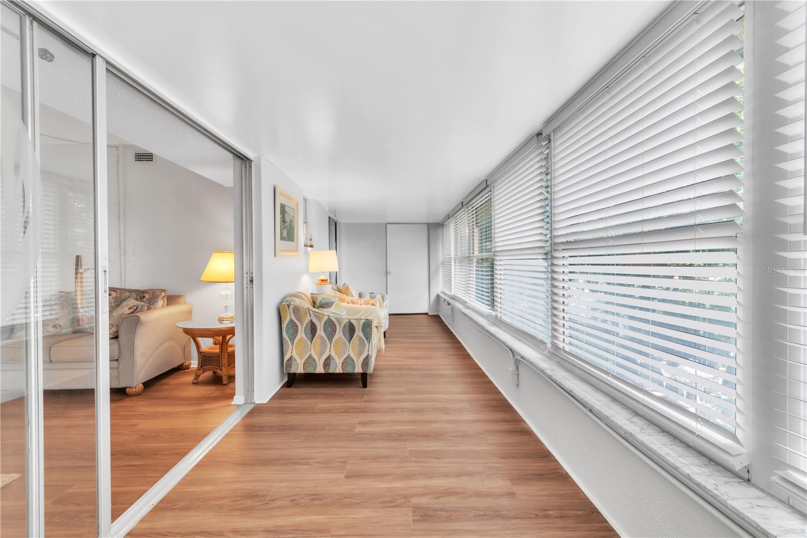 Large, bright sunroom