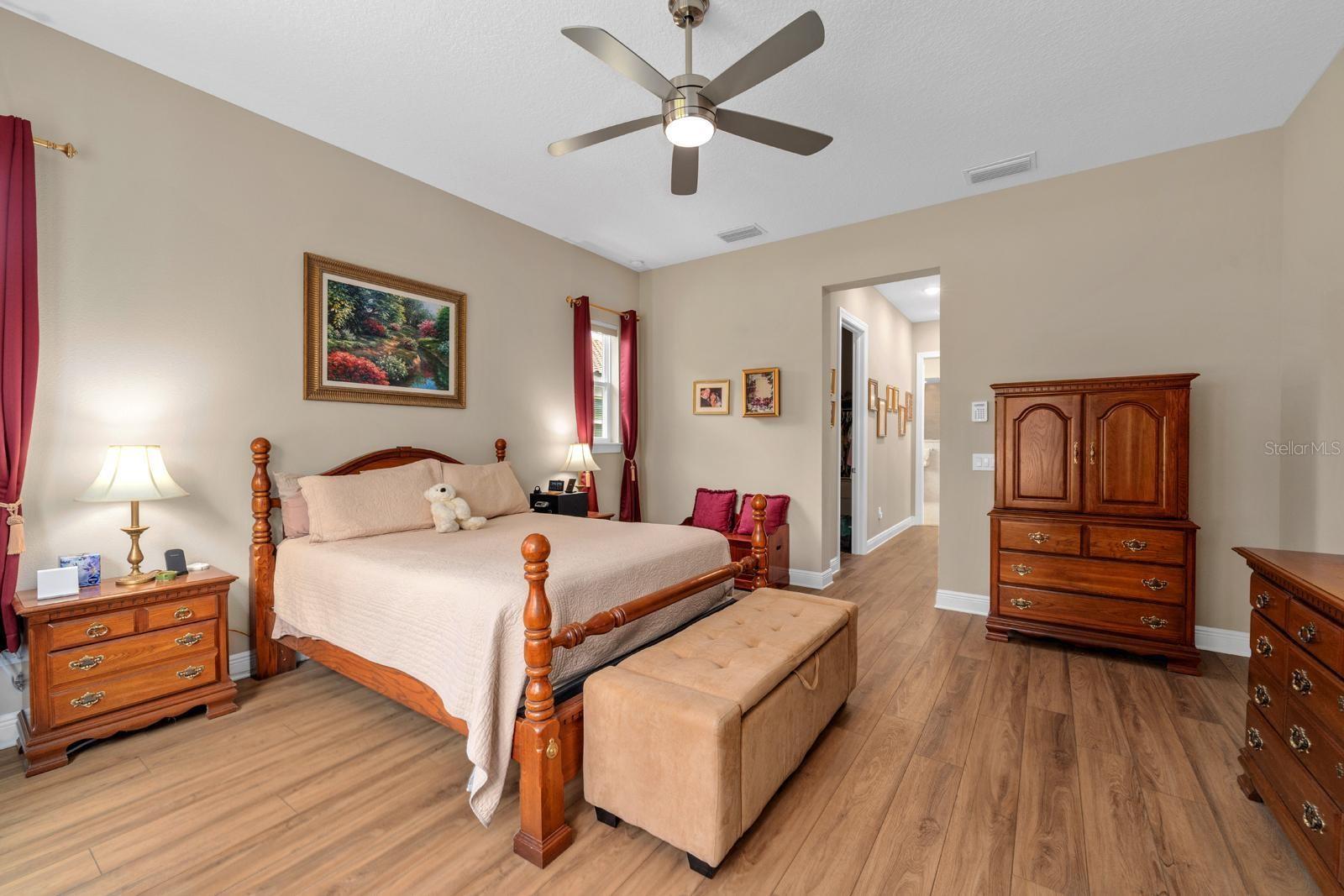 This Primary Bedroom is large enough to create 2 sitting areas.
