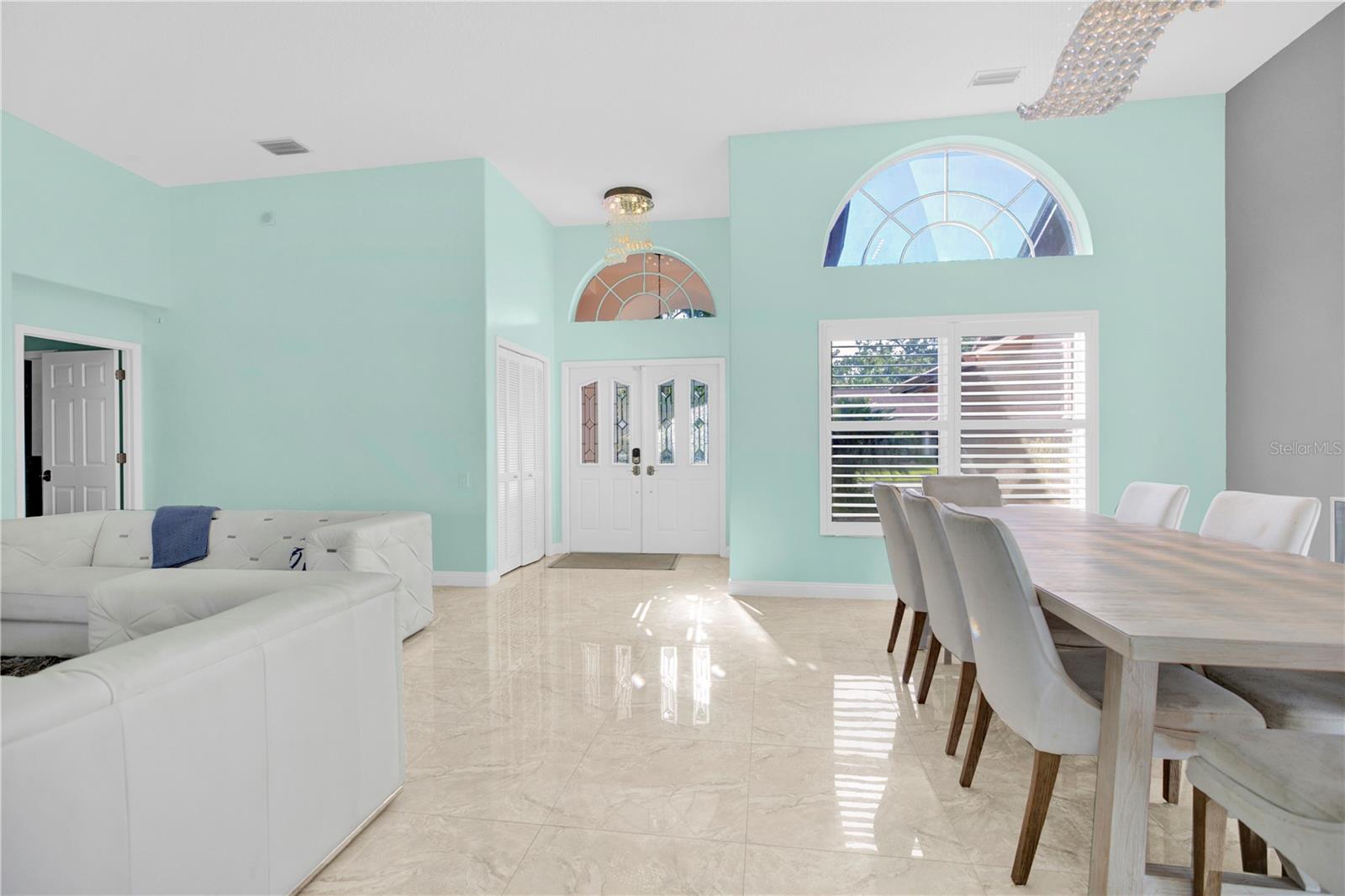 Dining Room & Sitting Room off of entrance
