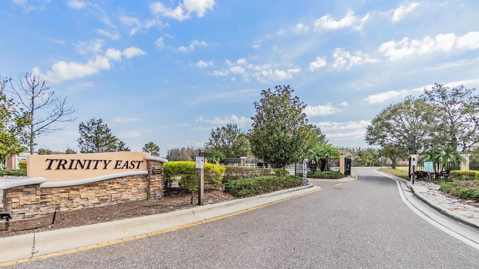 Trinity East is a gated community