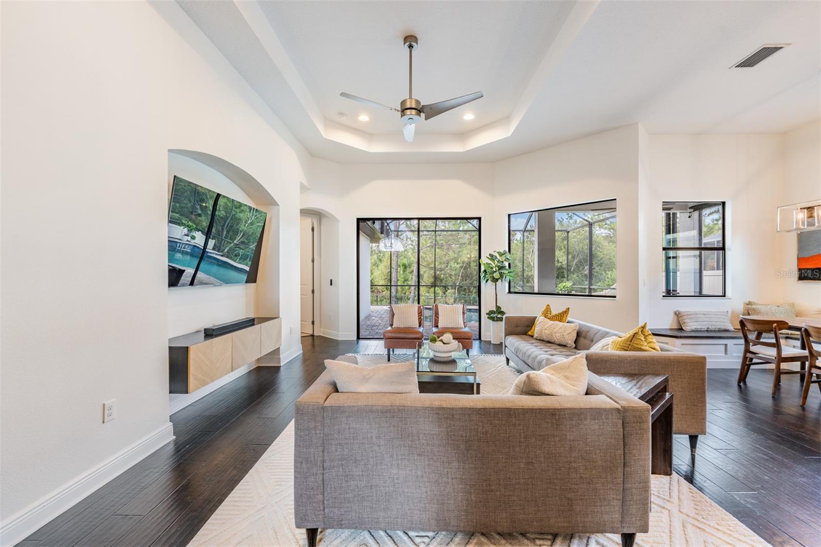 Arched details throughout for a high-end feel