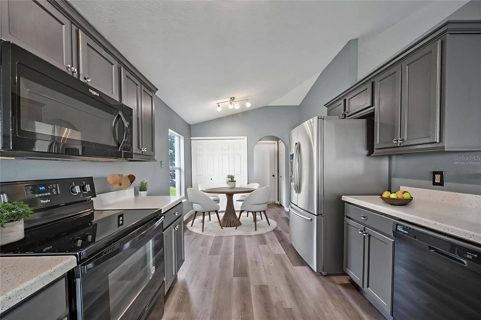 Kitchen & Dinette - virtually staged