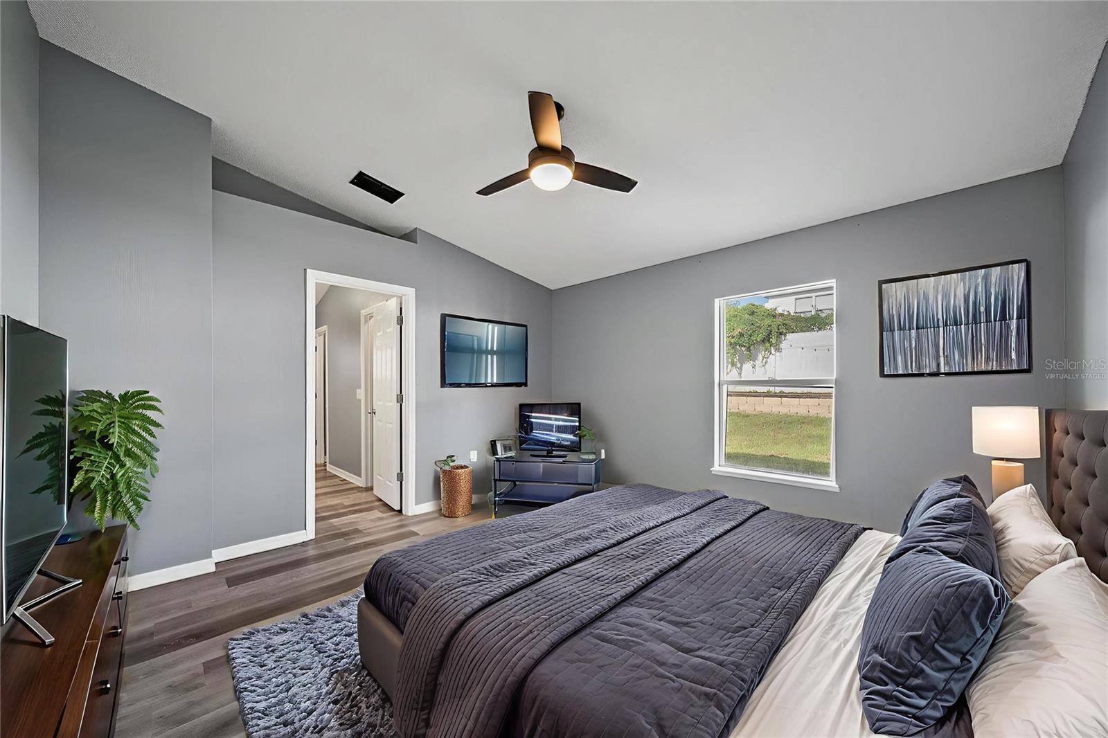 Primary Bedroom - virtually staged