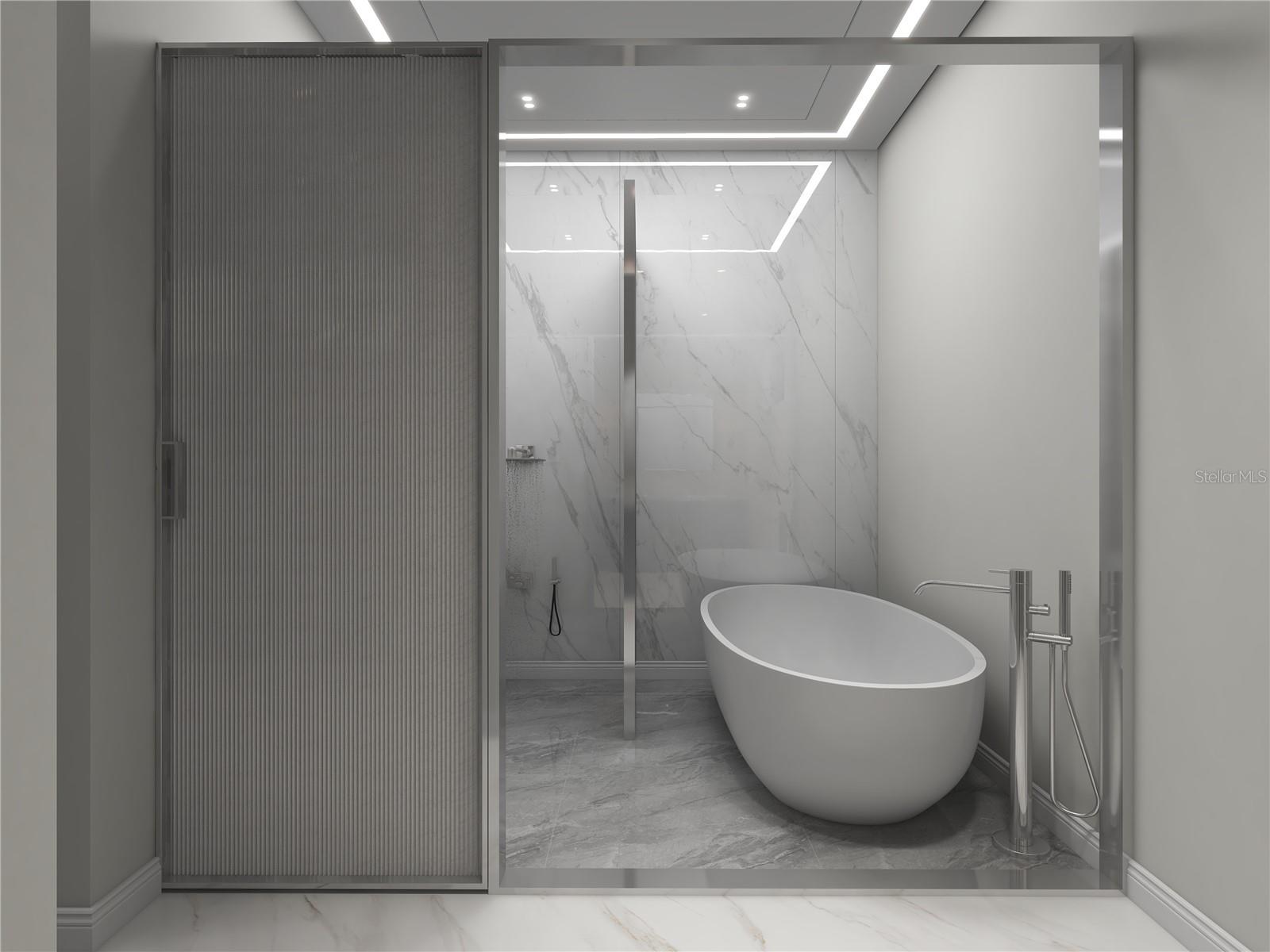 Upstairs Primary Shower