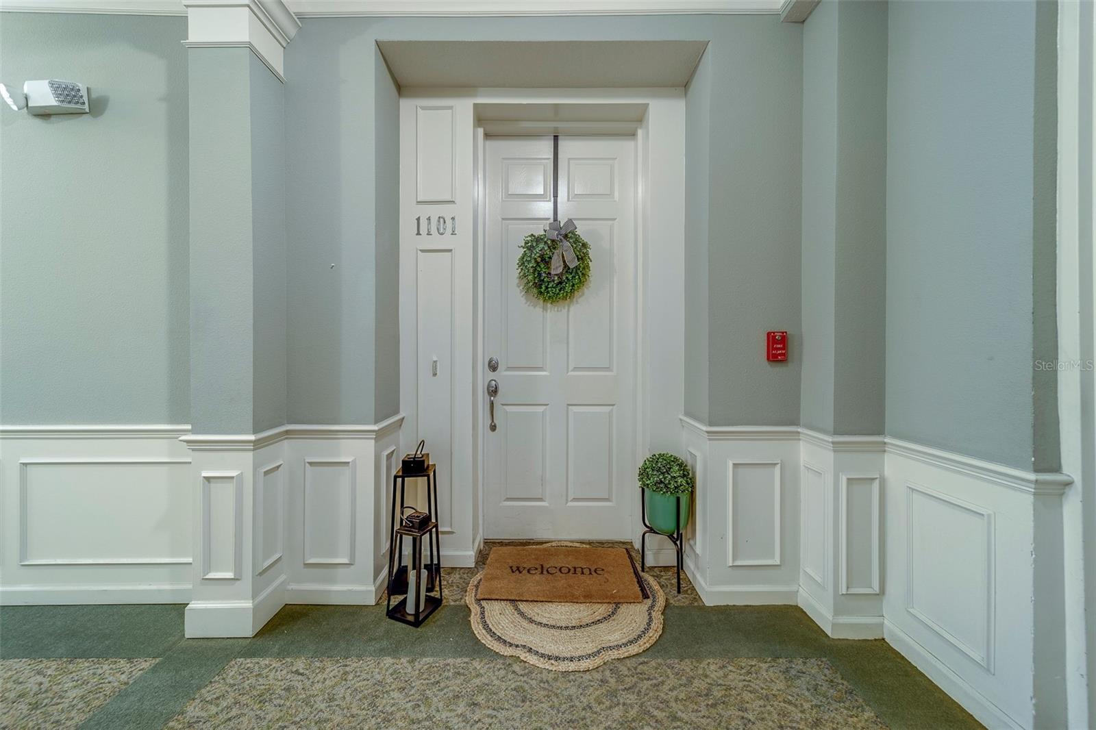 Entrance to Unit