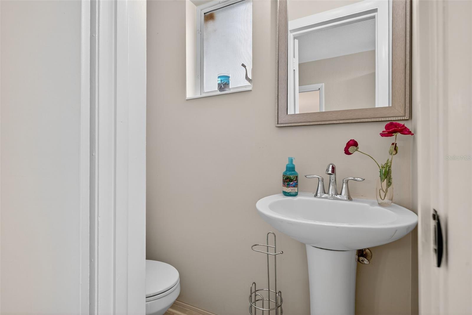 Half Bathroom off Kitchen