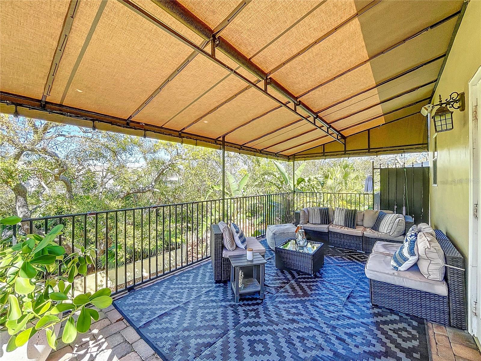 Private, covered lanai on the 2nd floor.