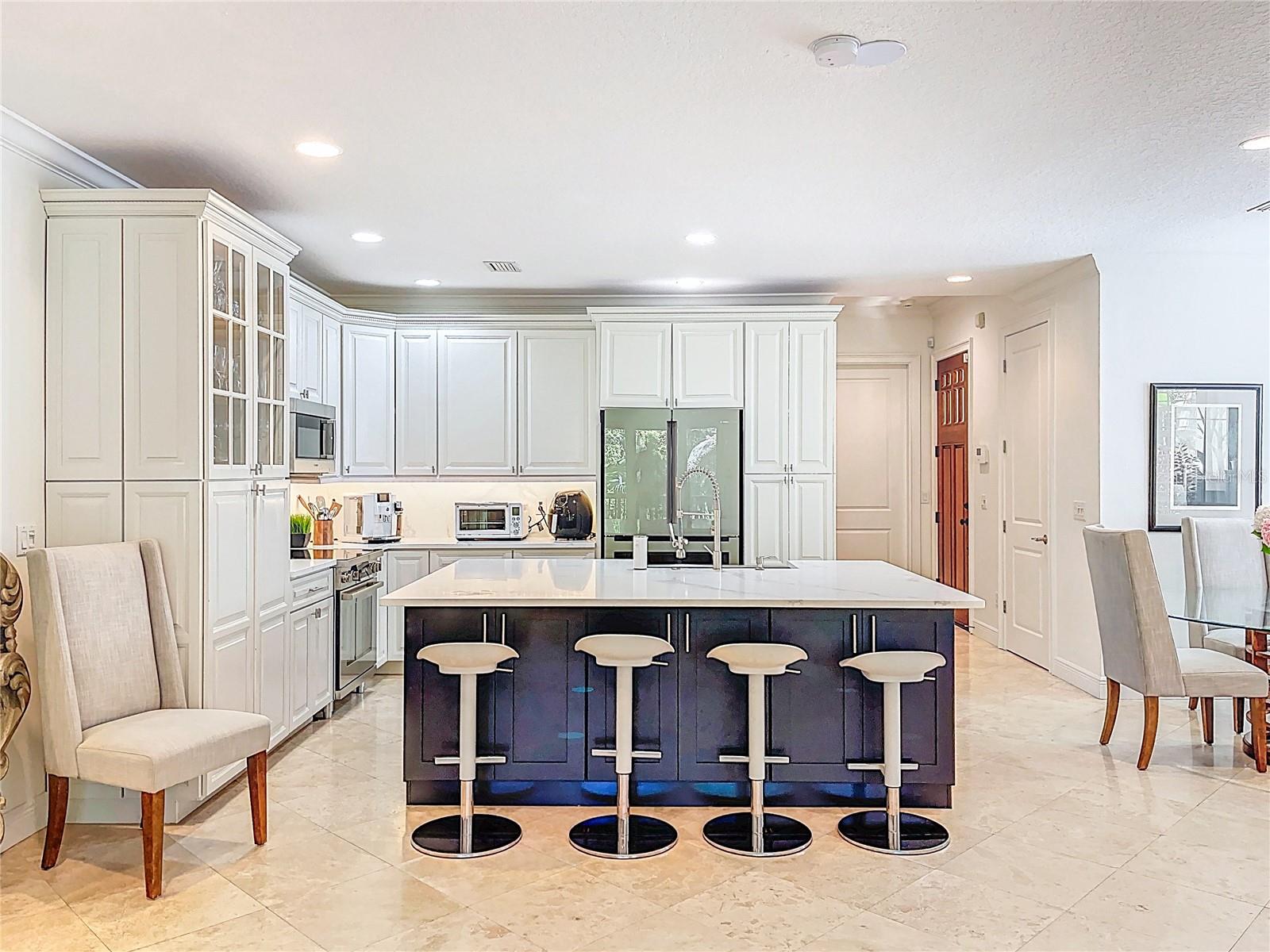 Lots of cabinet space.