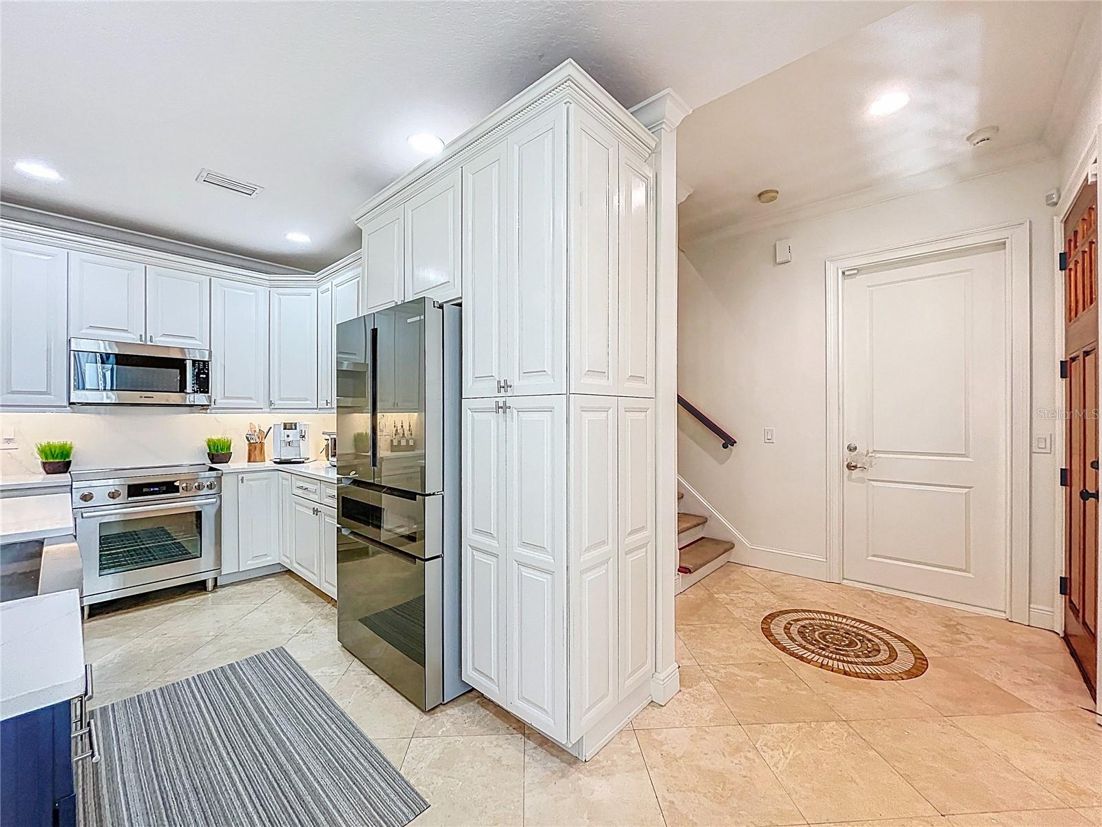Easy access to the garage and foyer.