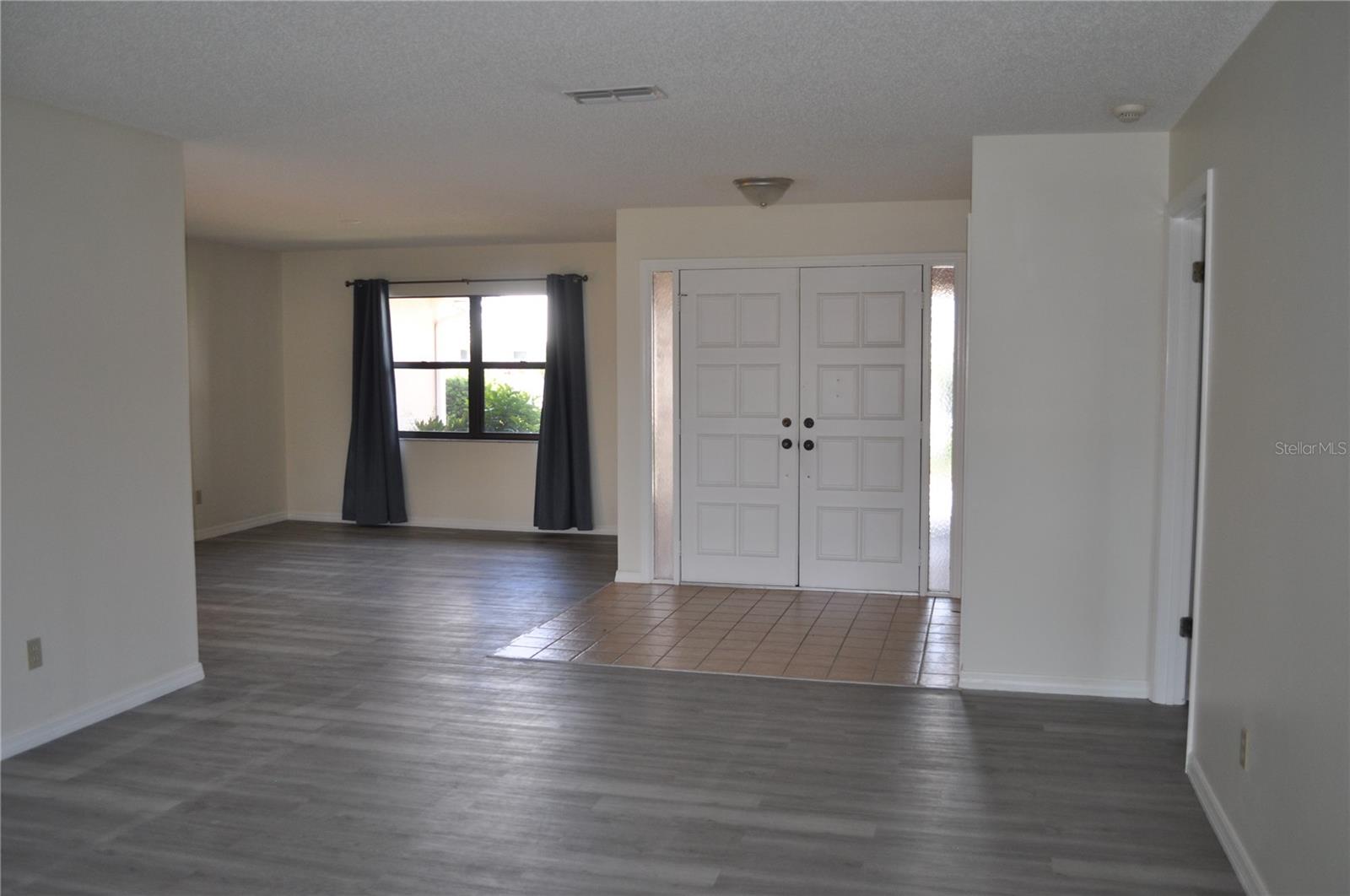 Dining and living room