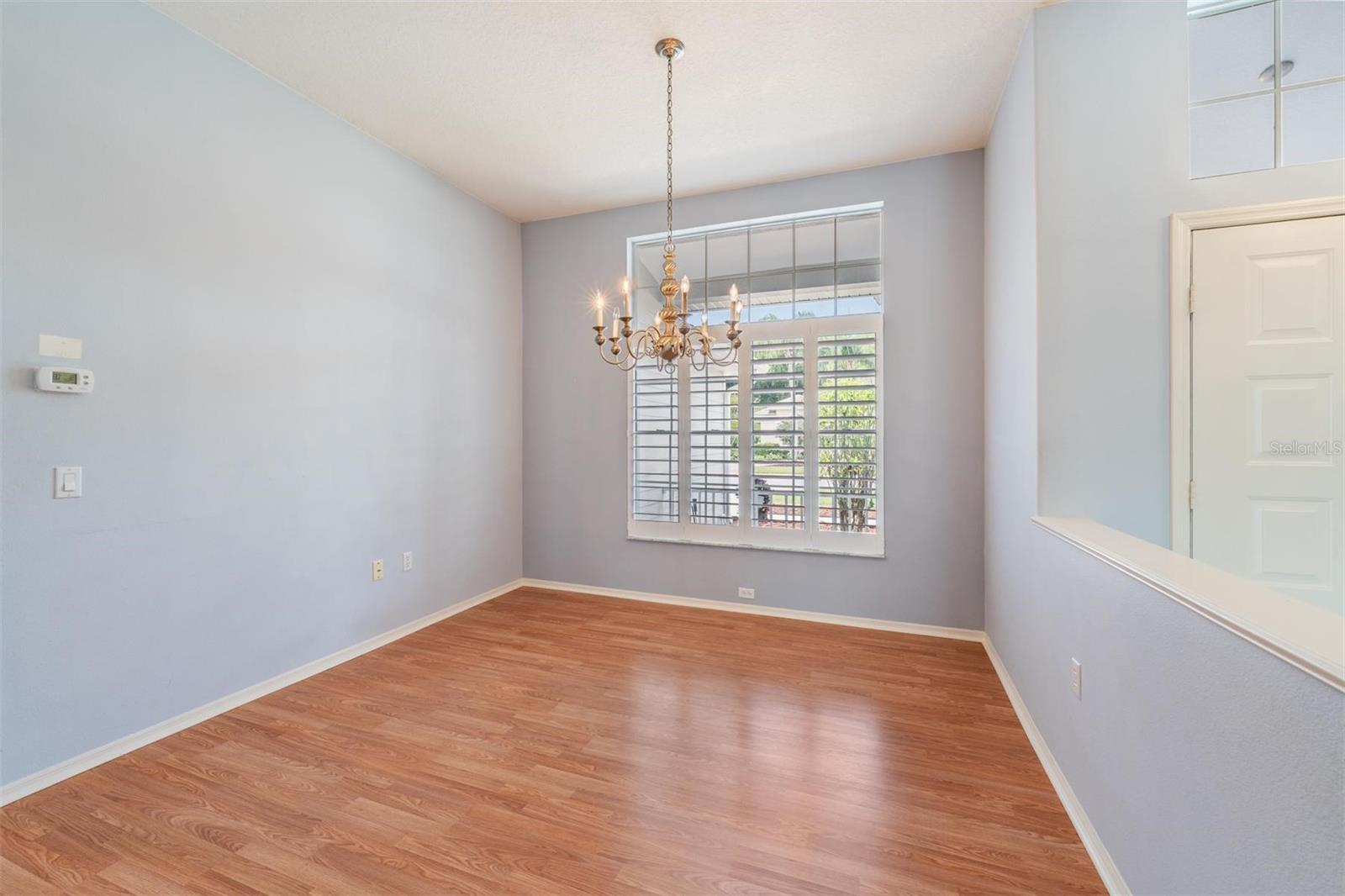 Separate dining area