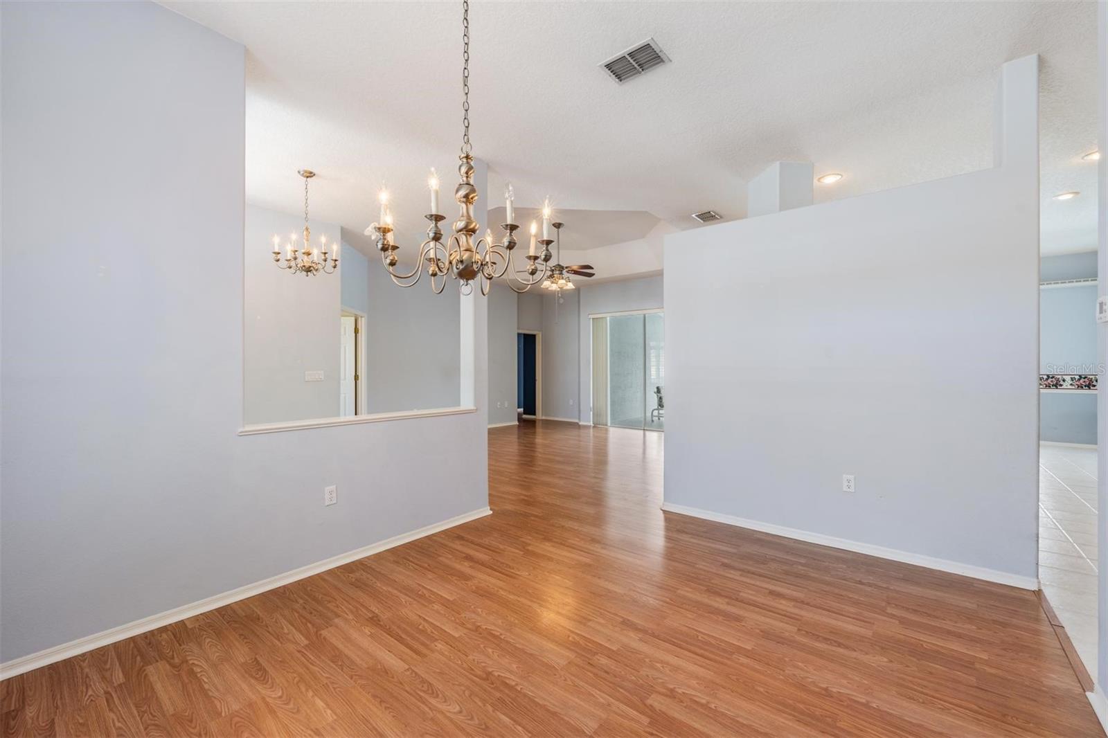 Separate dining area