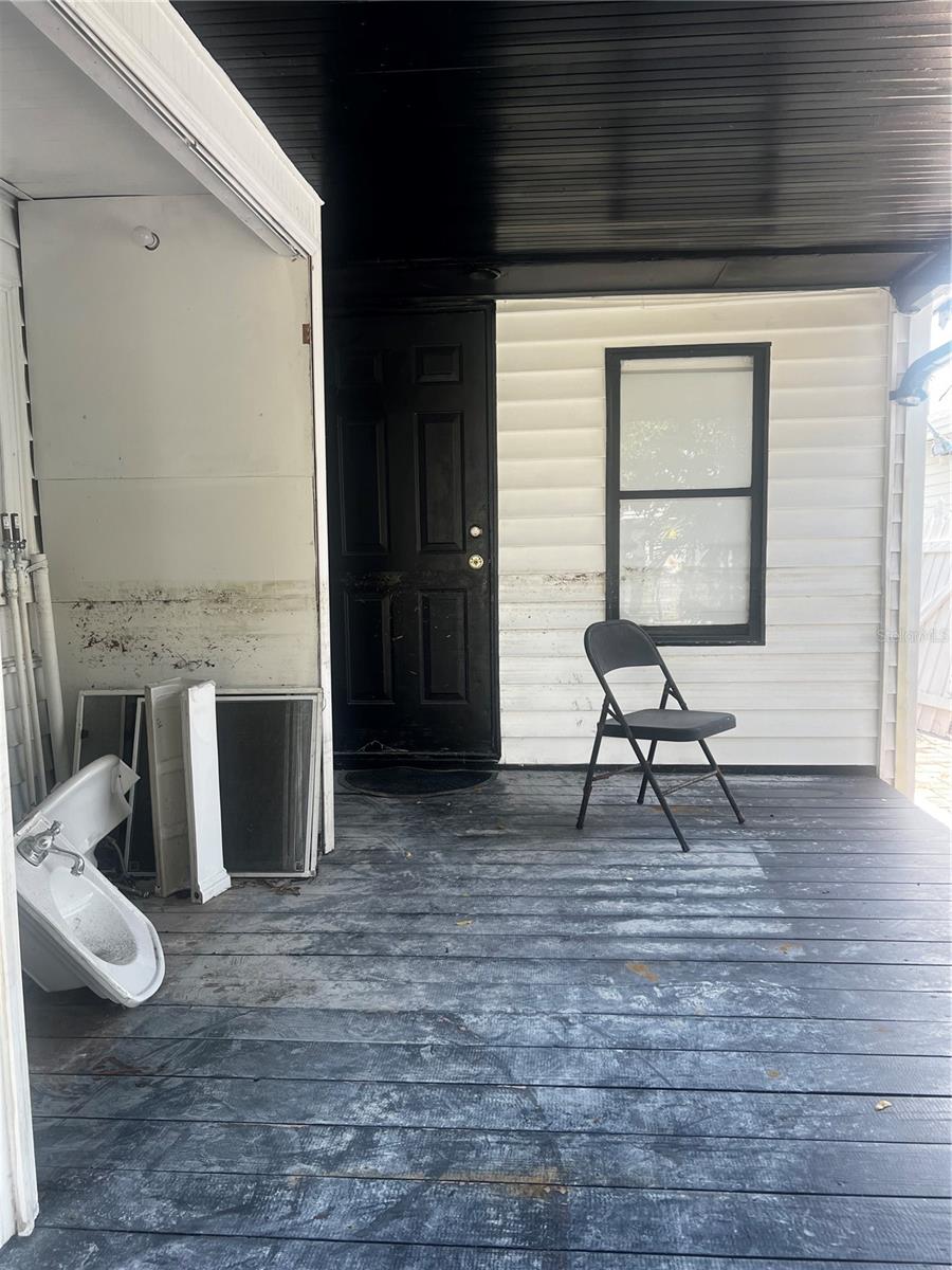Back deck