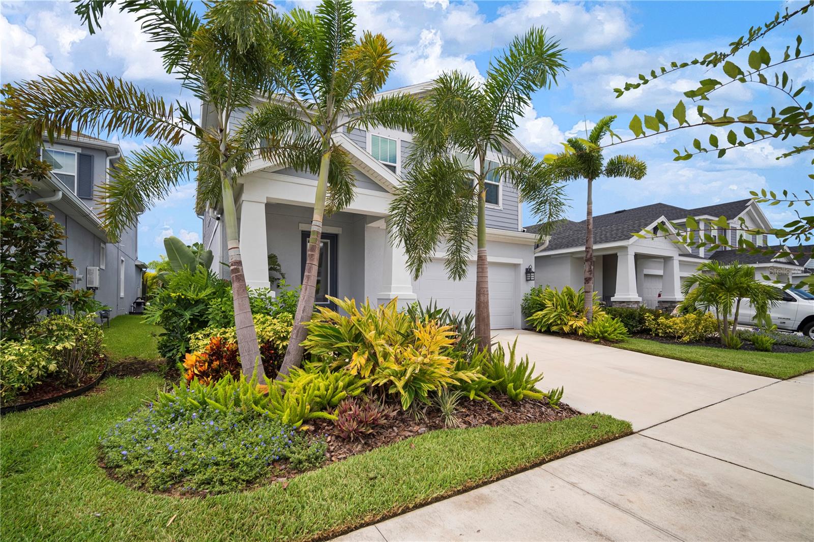 Upgraded landscaping