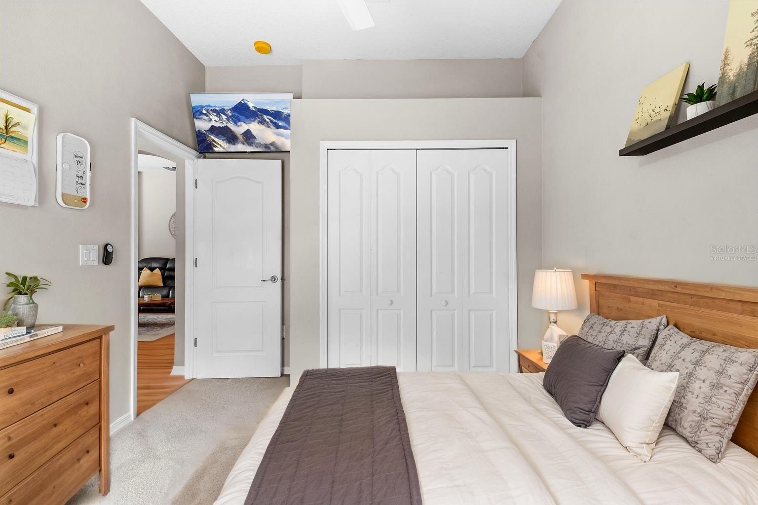 Virtually Staged- Bedroom Two