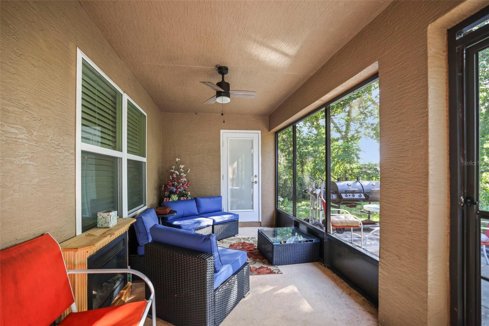 Screened lanai