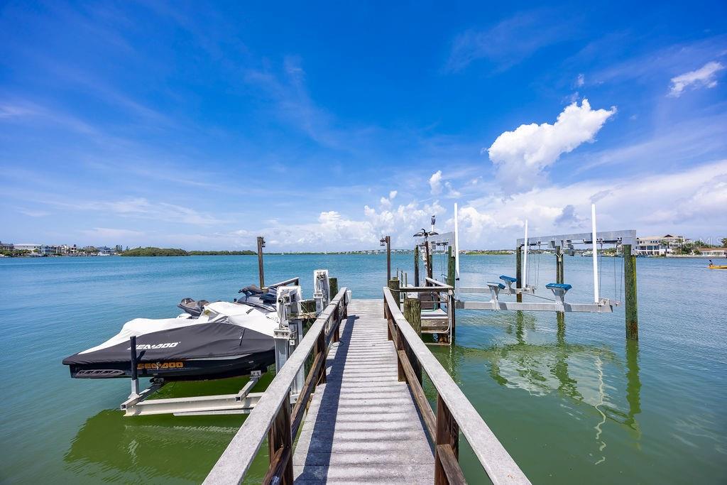 Dock with Boat & Jet Ski Lifts306 Harbor Dr, Indian Rocks Beach, FL