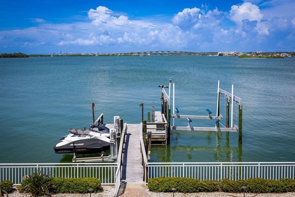 Balcony View of Intracoastal306 Harbor Dr, Indian Rocks Beach, FL
