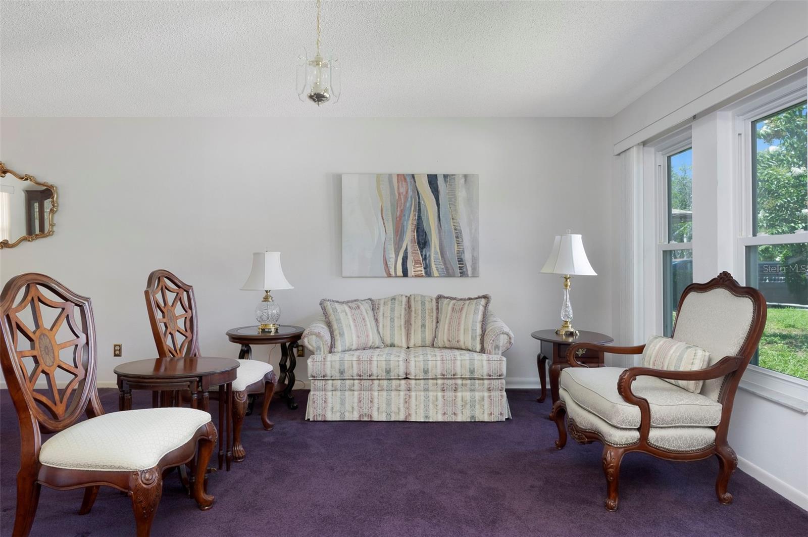 Living Room, catch your double-panel hurricane windows
