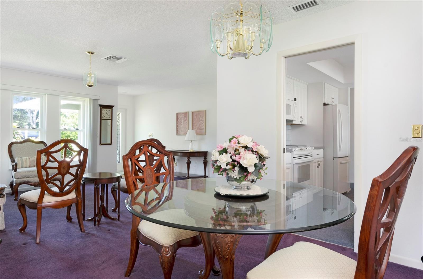 Nice living room and dining room combination.