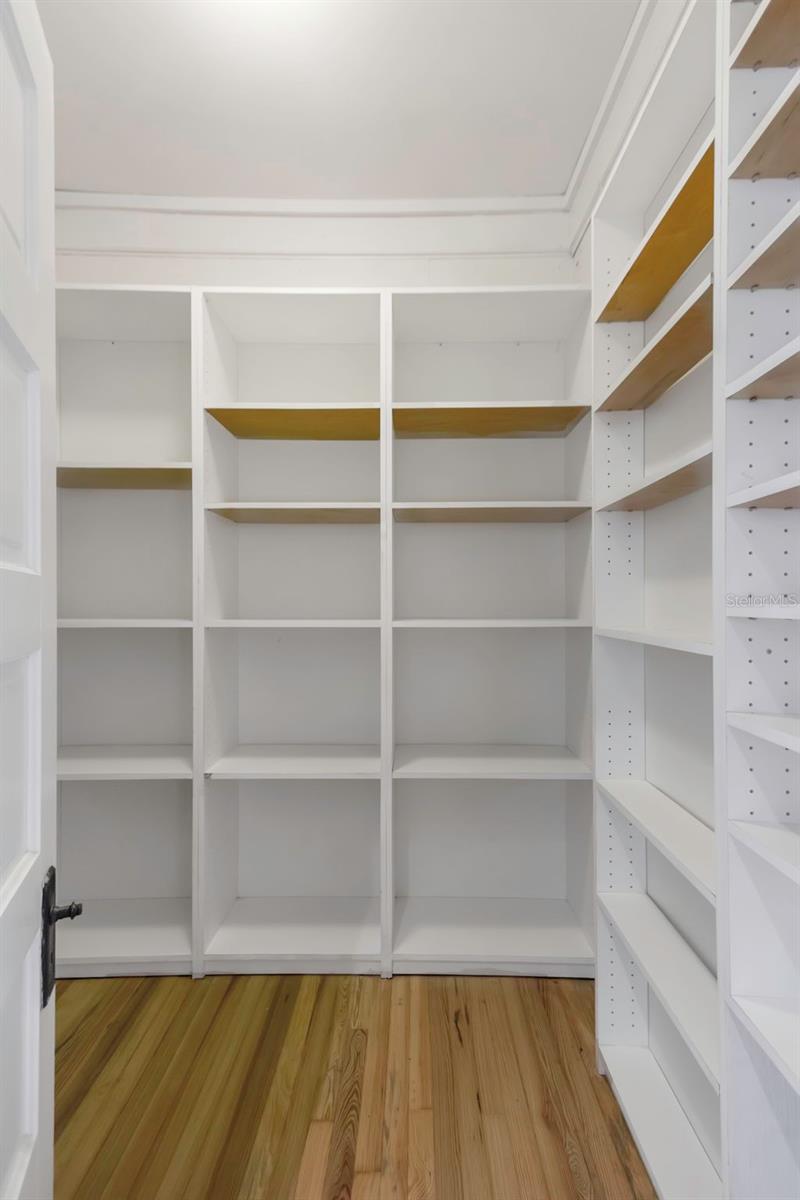 Huge walk in pantry