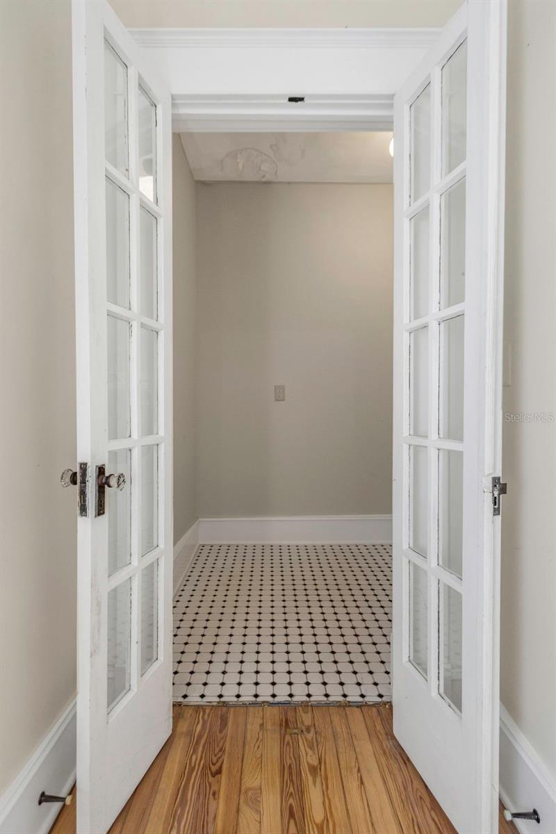 Upstairs laundry room