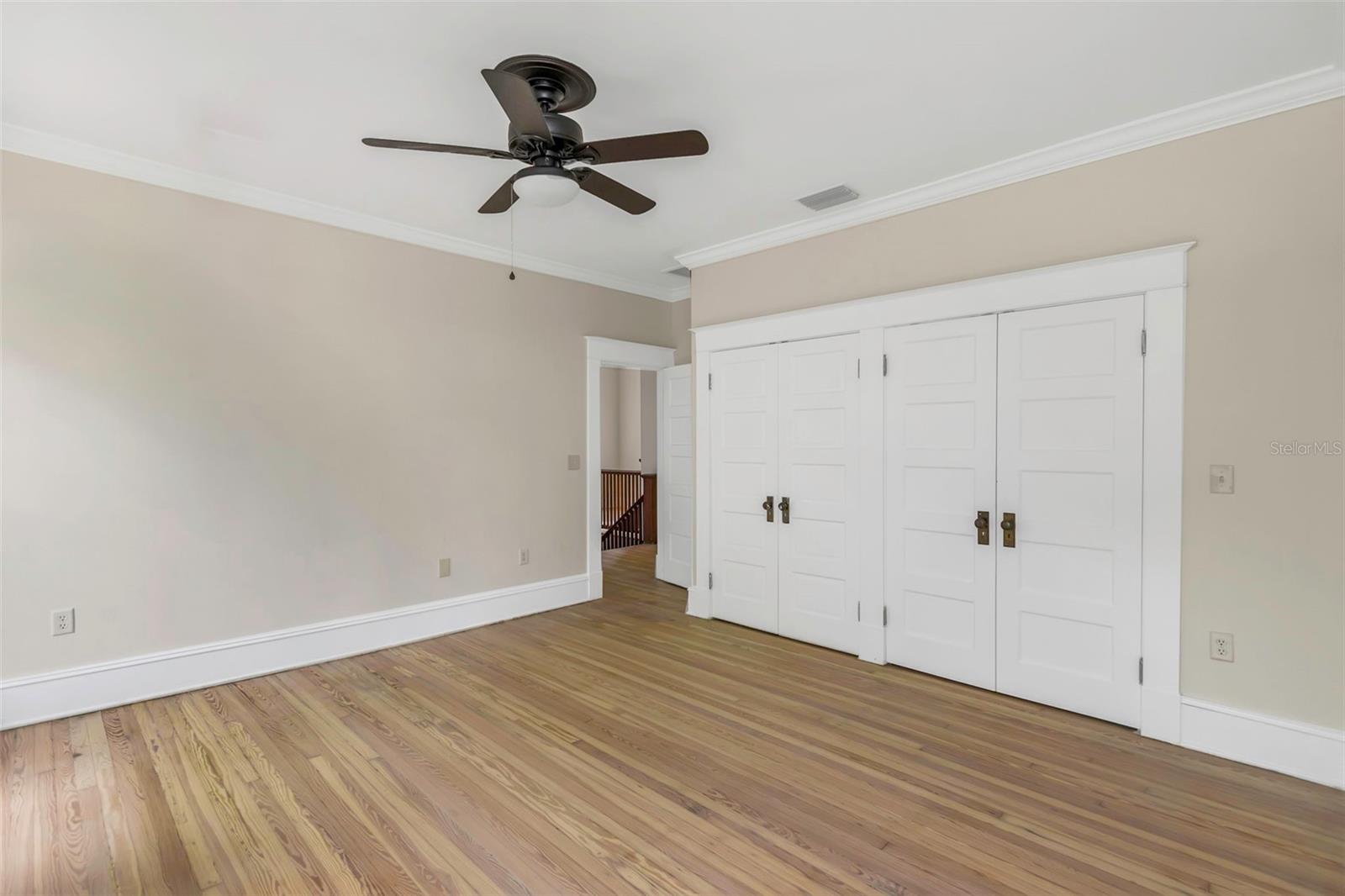 Double closets in bedroom #4