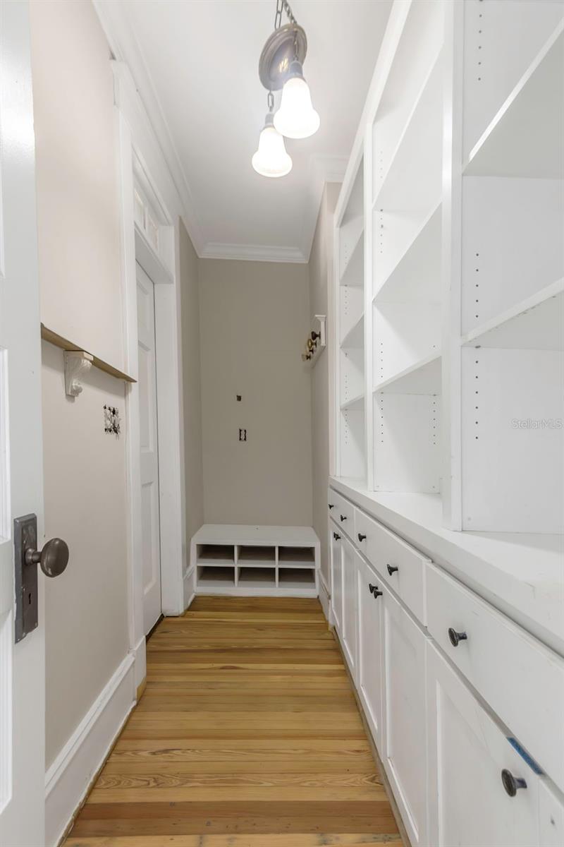 Mudroom  off back porch