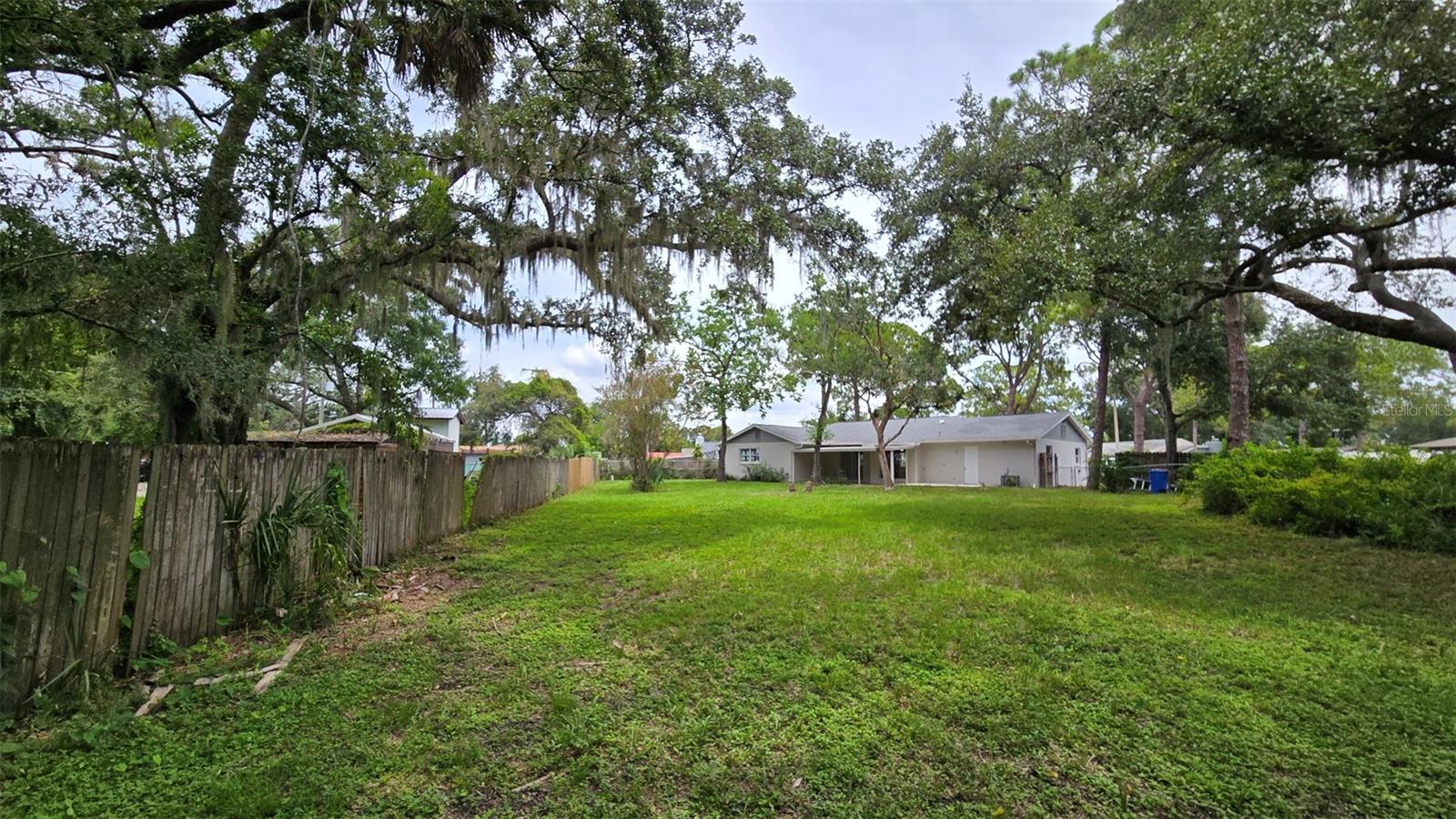 Rear of house from corner of back yard
