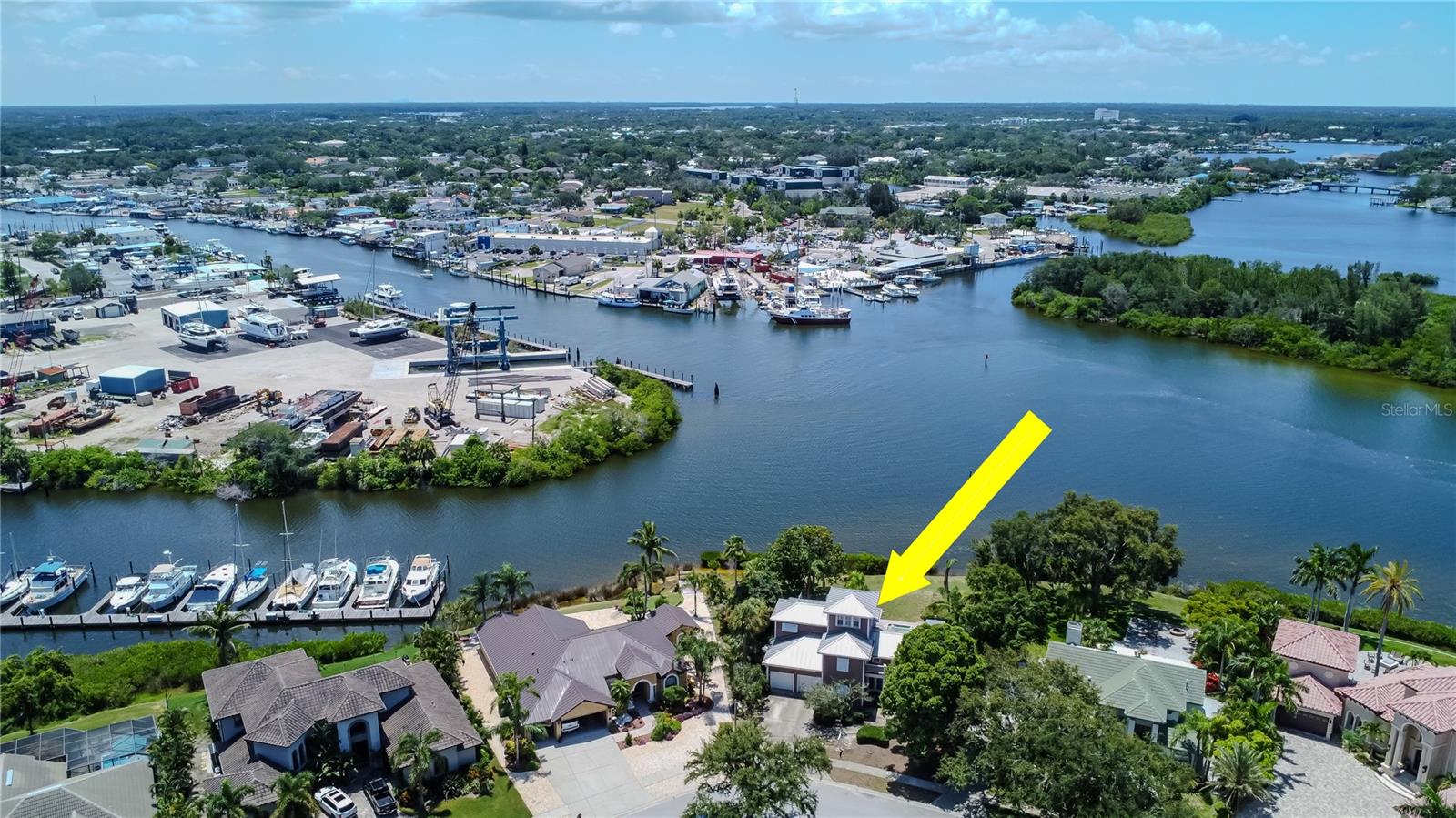 Home has view of conservation and the world famous Tarpon Springs Sponge Docks