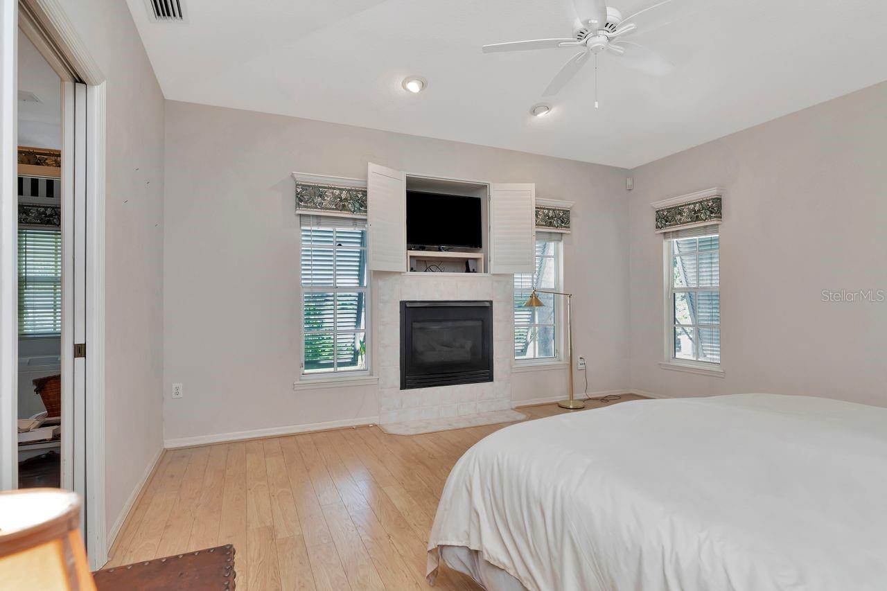 Master Bedroom Fireplace