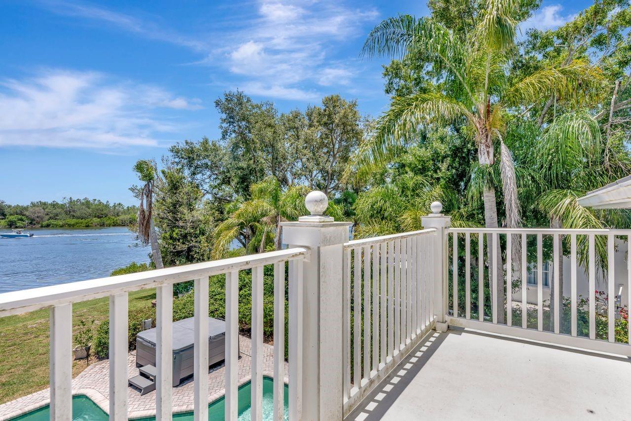 2nd Floor Balcony with Views of Water and Sponge Docks