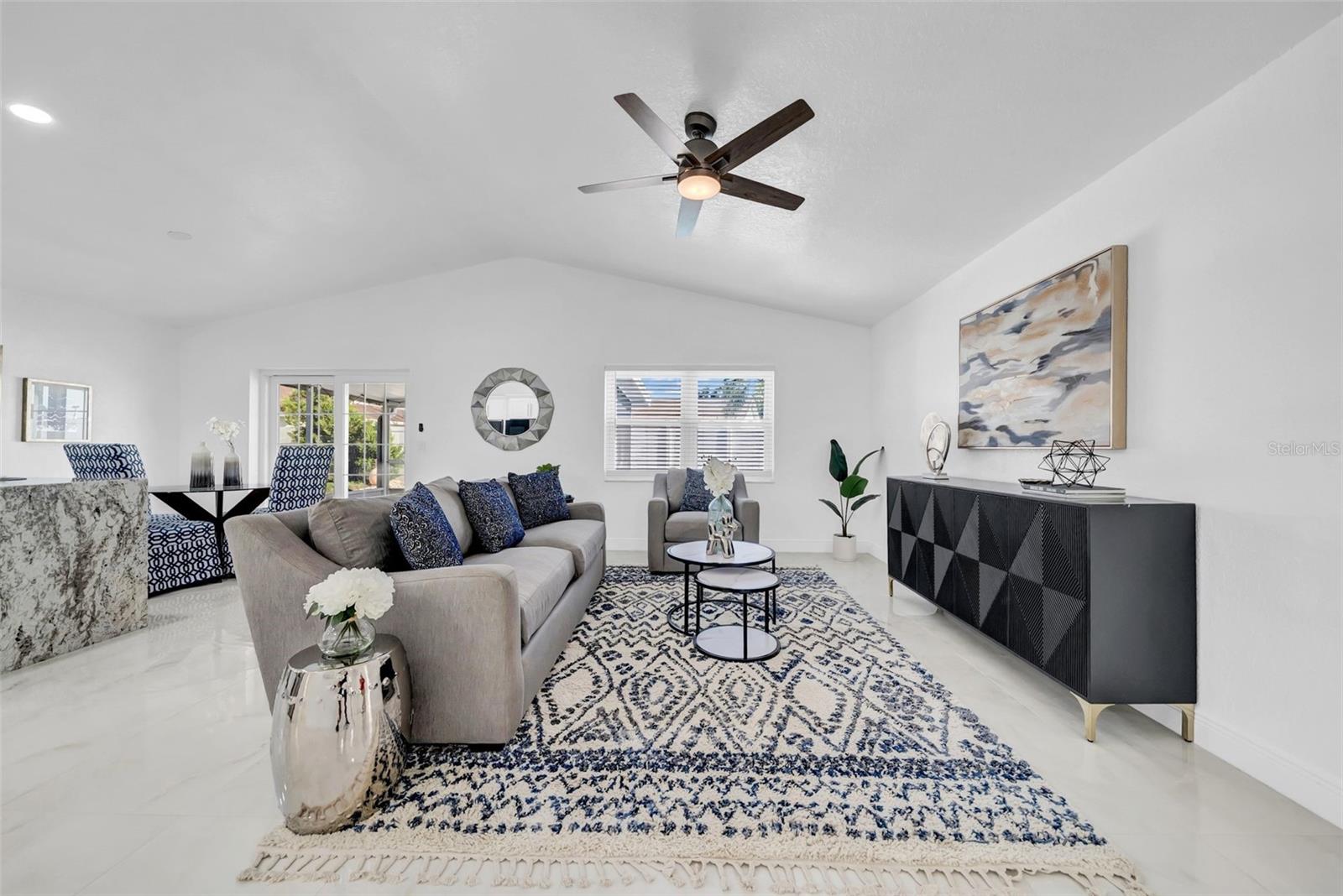 Open Living/Dining Room