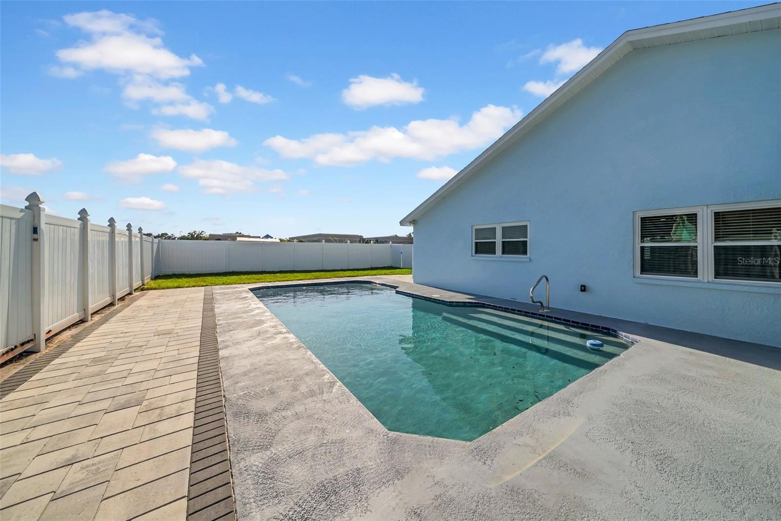 Resurfaced Pool