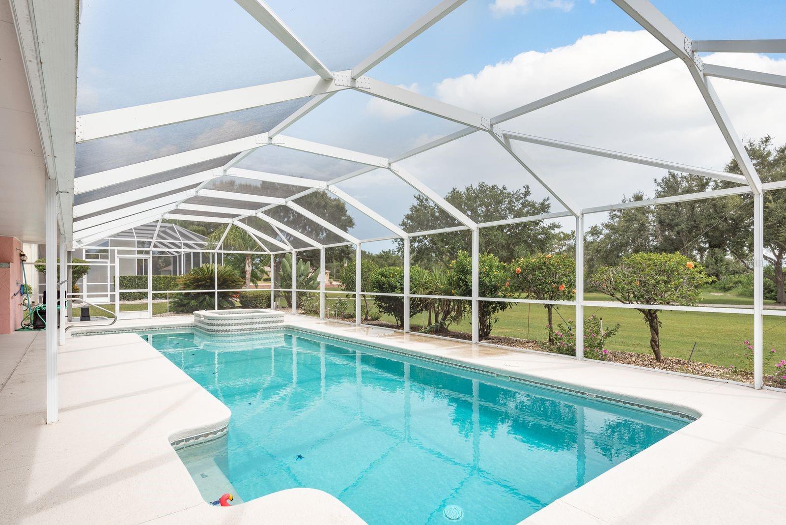 Pool is Solar Heated