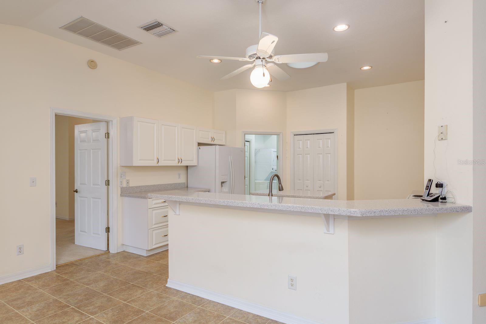 View of Kitchen From Dining Area