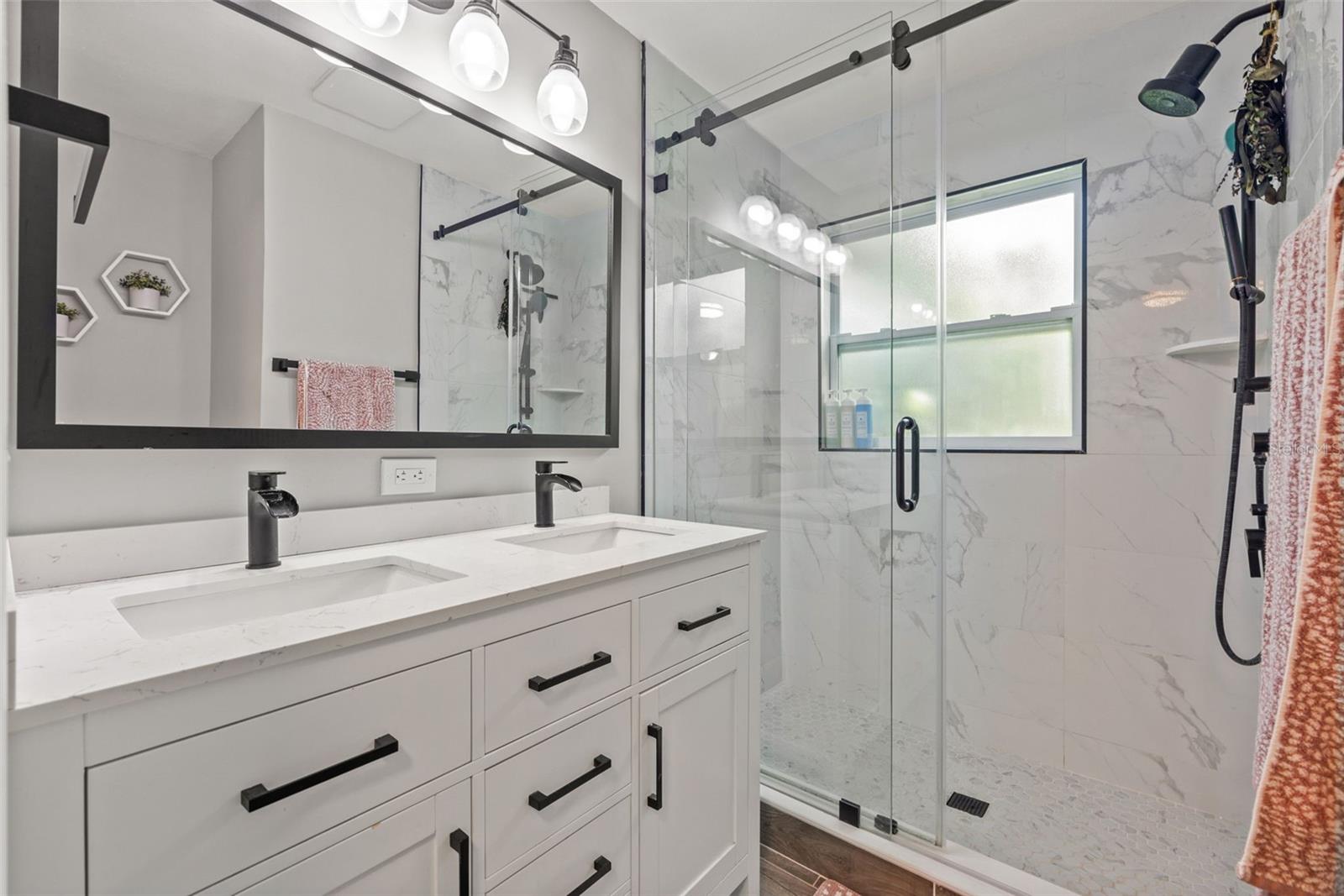 Bathroom with Dual Vanity