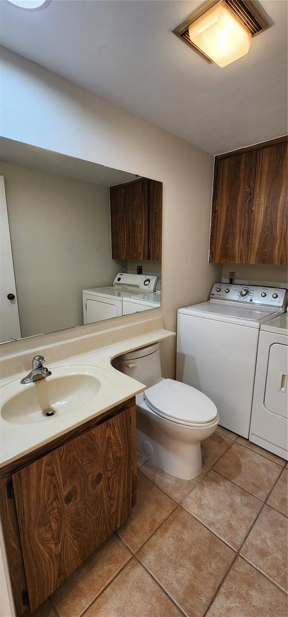 Half bath and laundry