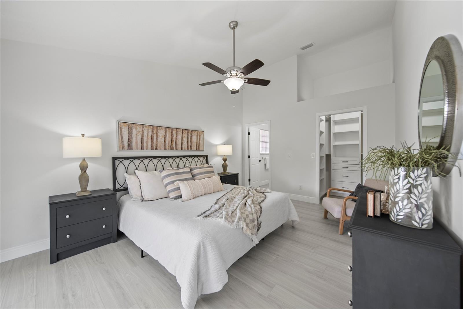 Master Bedroom with custom closet