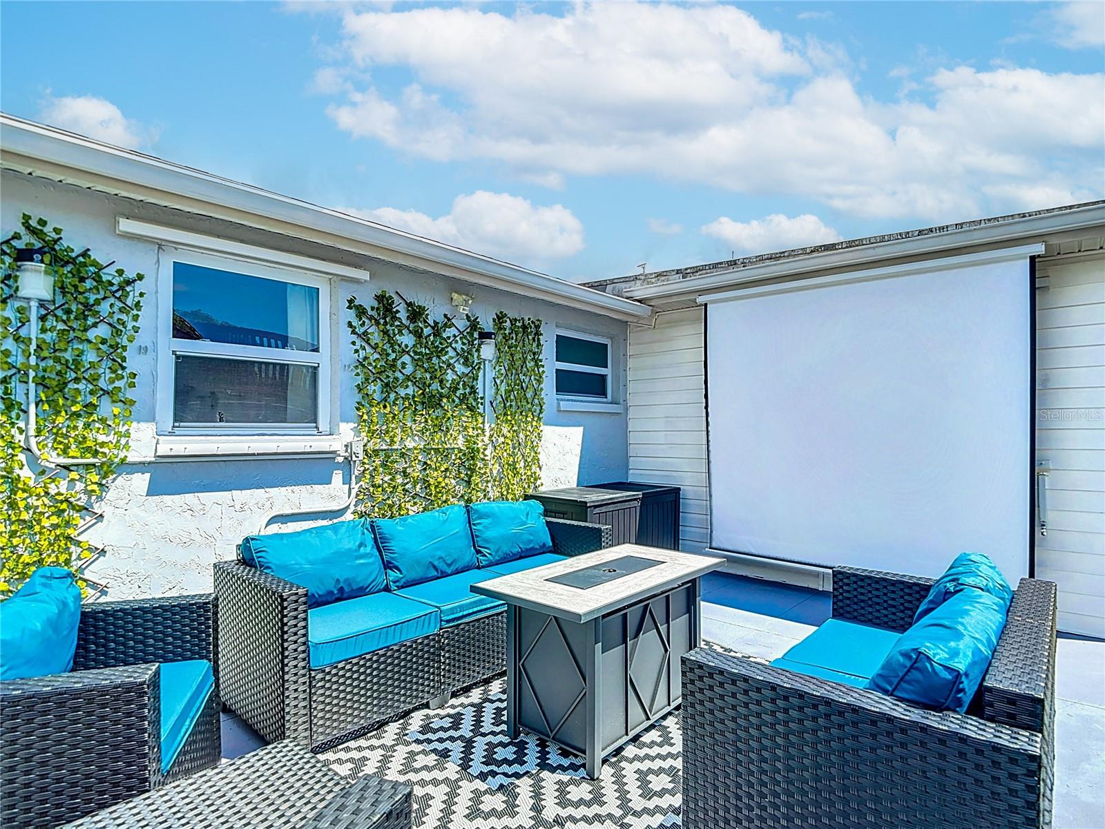 Relax in the backyard oasis...