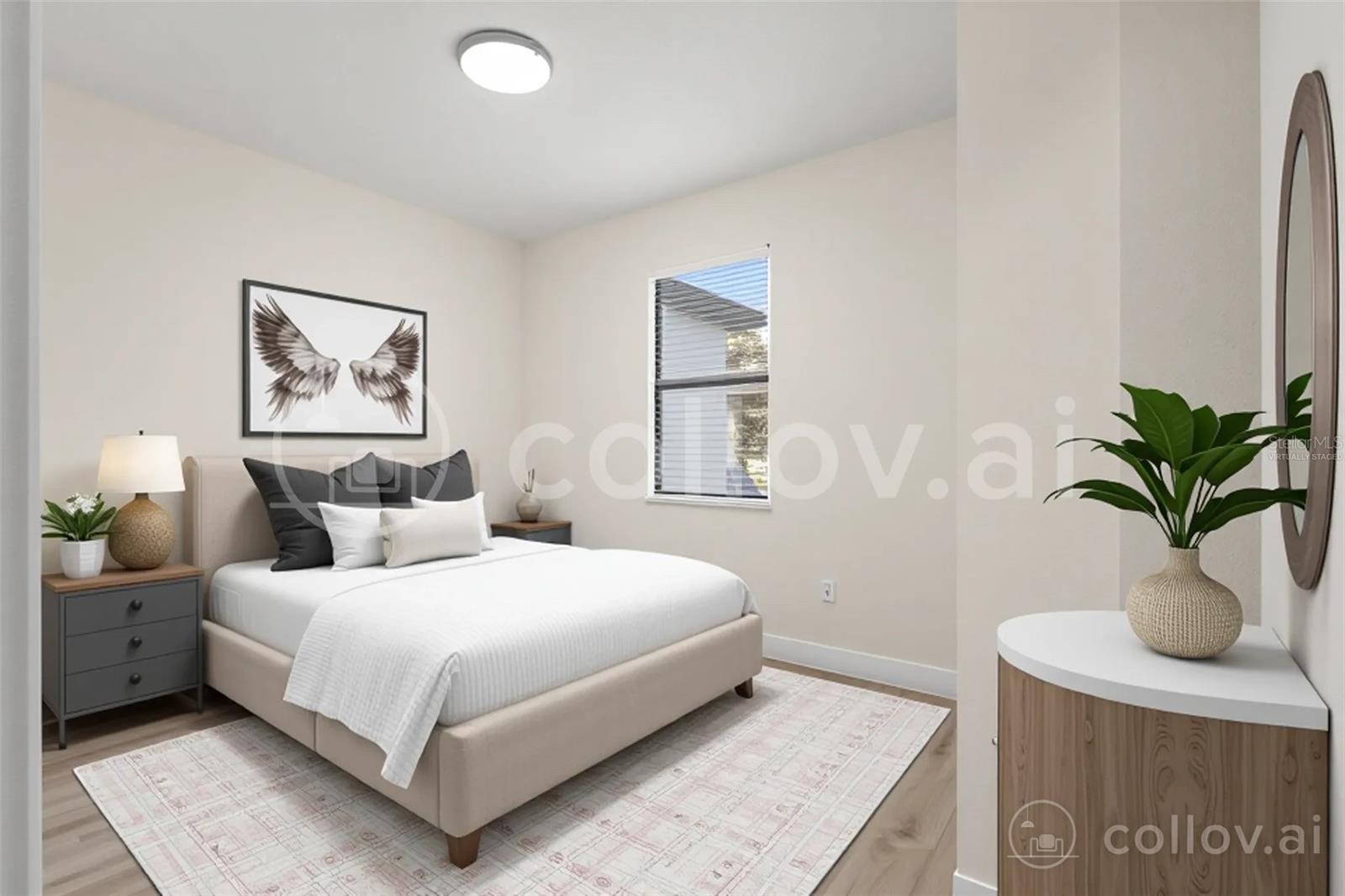 Bdrm 1 virtually staged