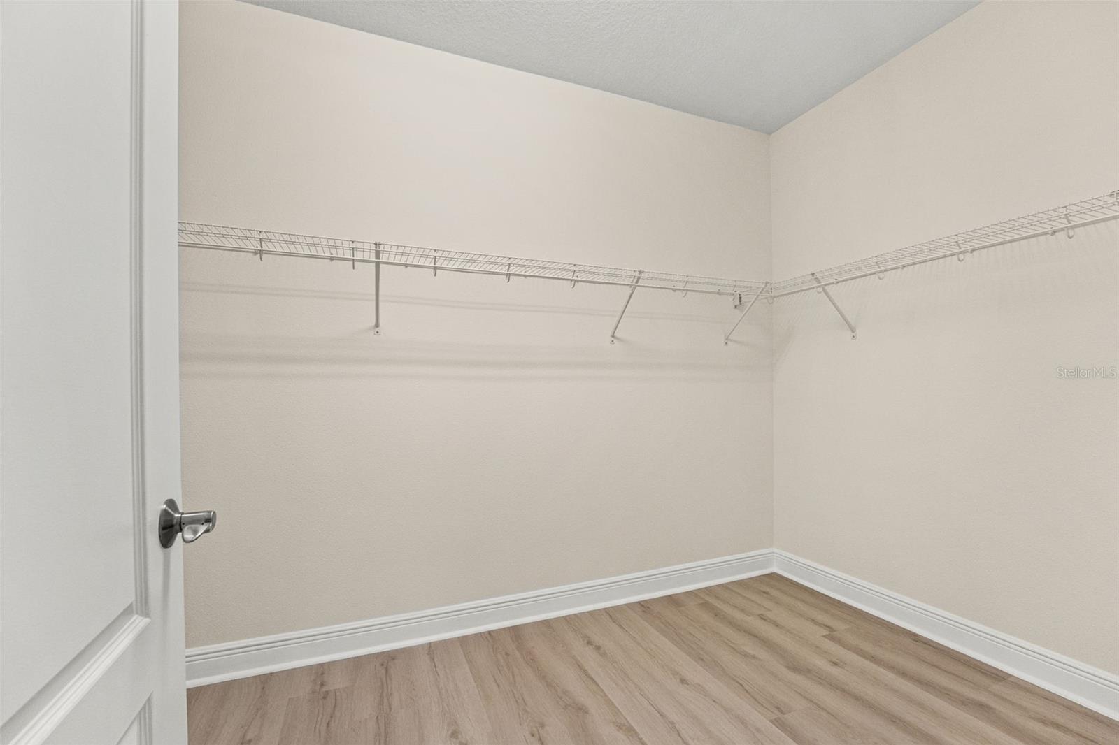 Master walk in closet
