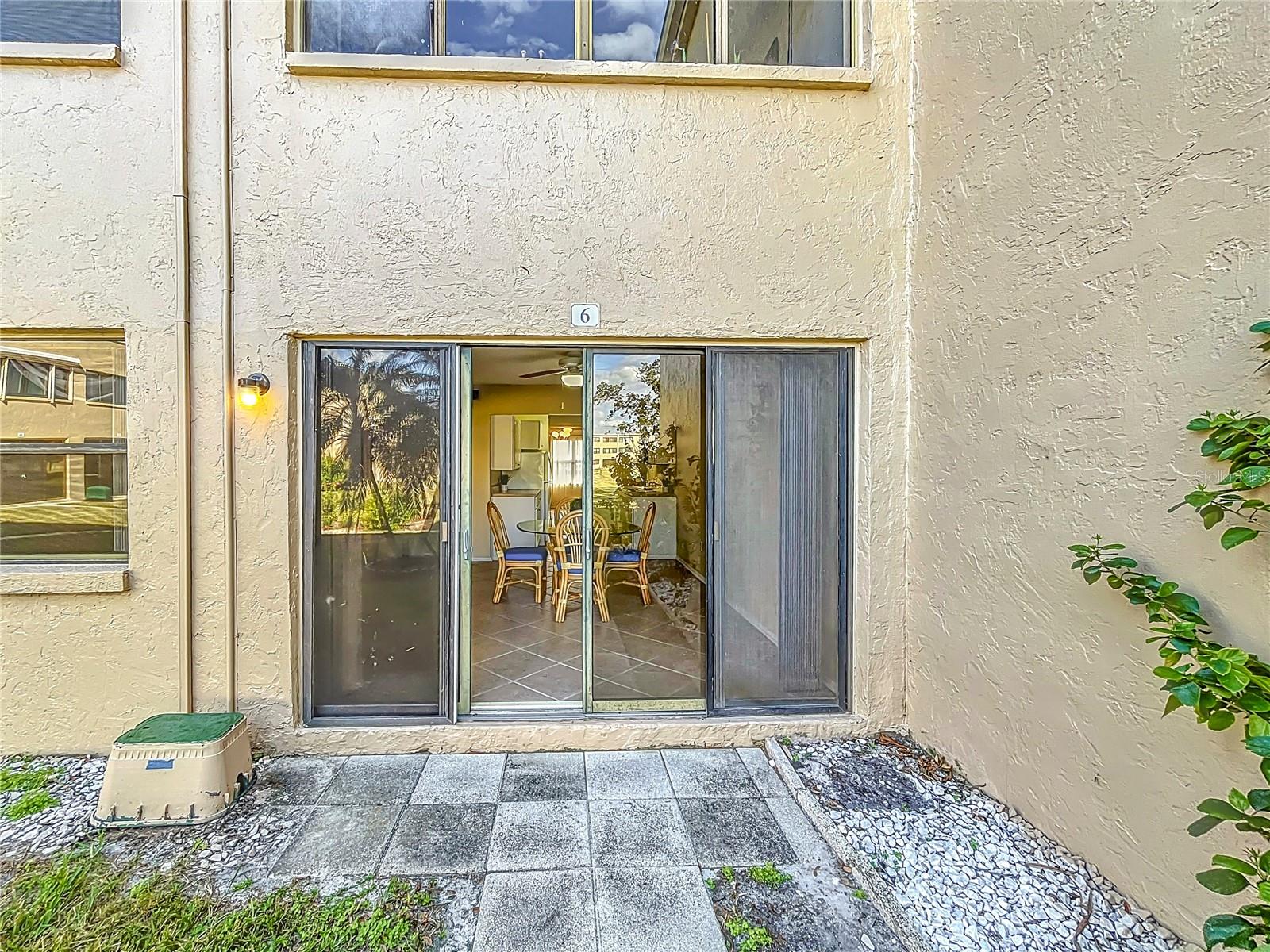 private patio