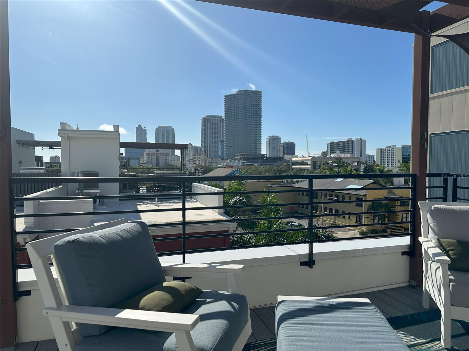 Rooftop Deck City View
