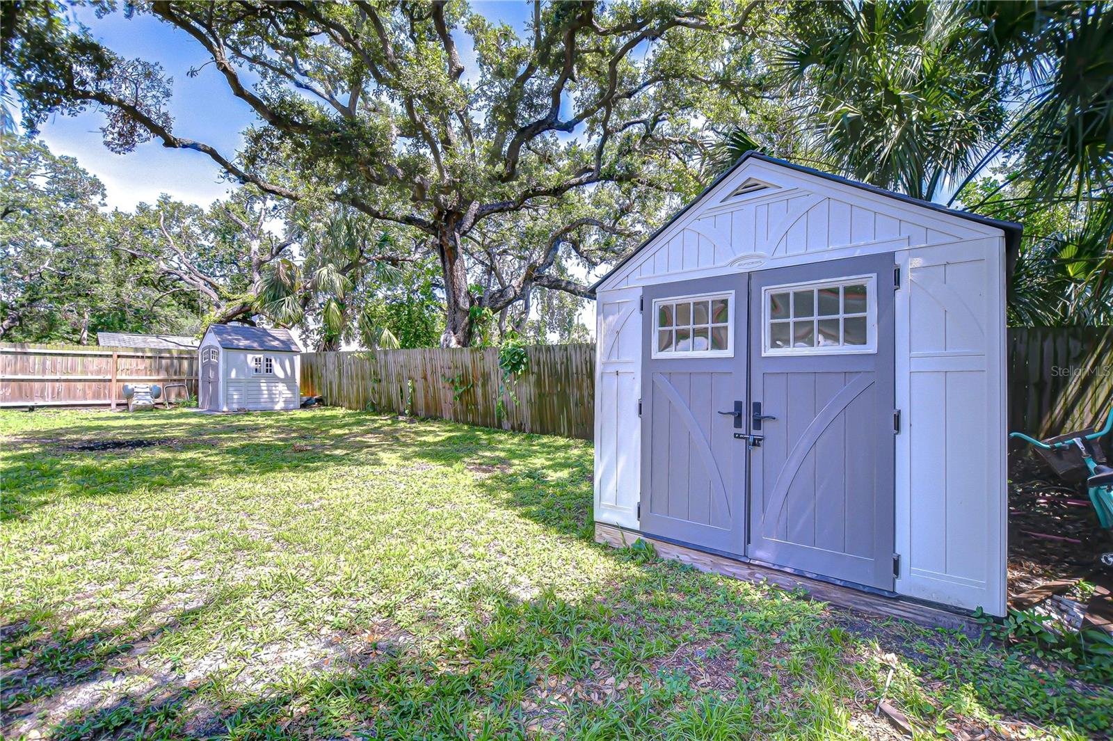 Two sheds for storage!