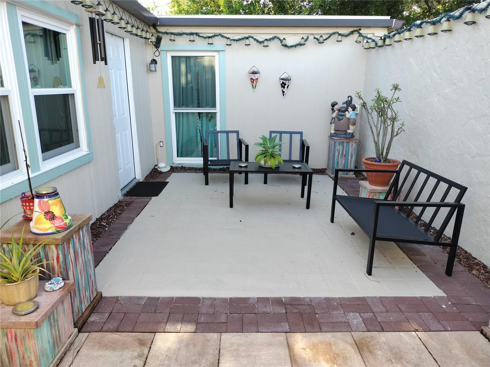 Back patio 12'X22'