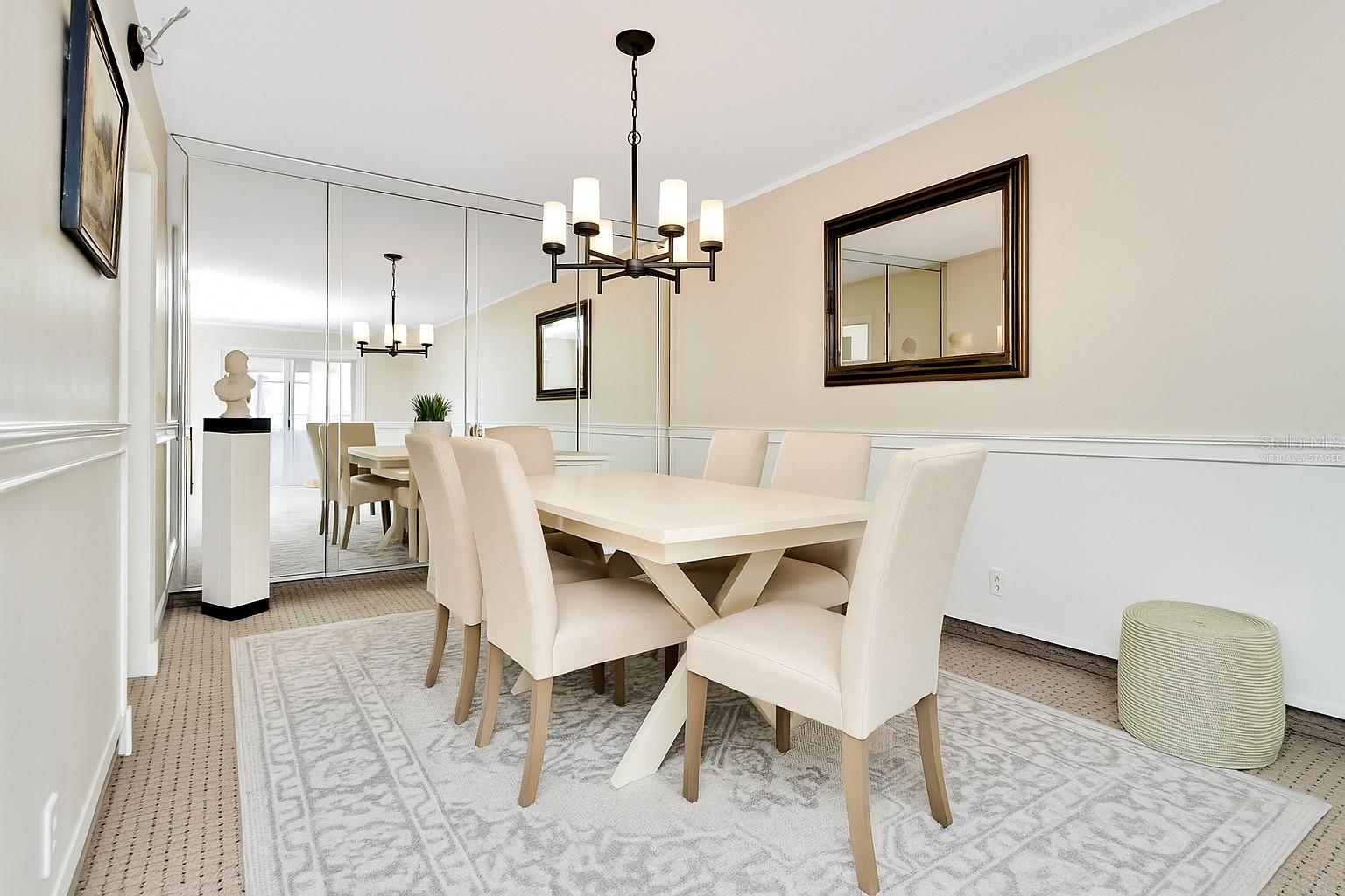 Dining Room Virtually Staged