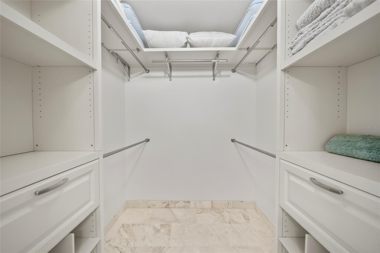 Primary closet